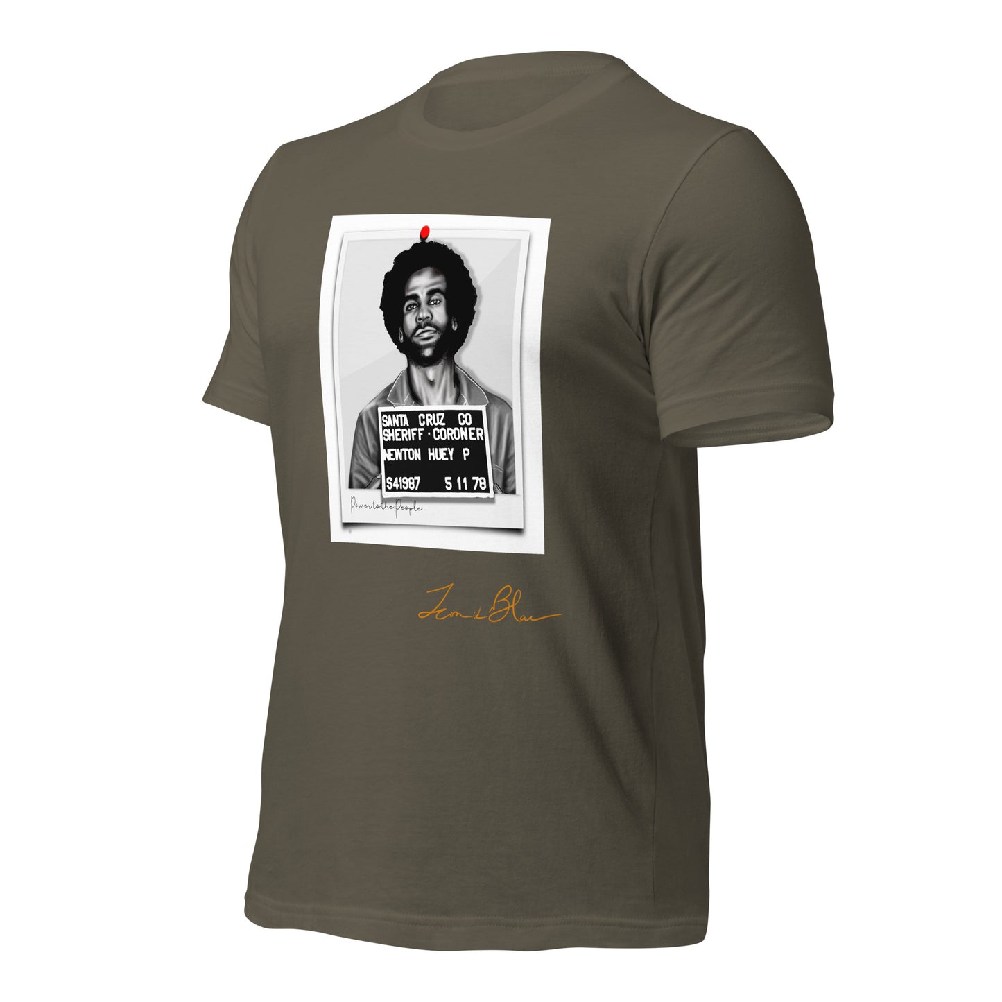 HUEY P. NEWTON ICONIK BLAC GRAPHIC T