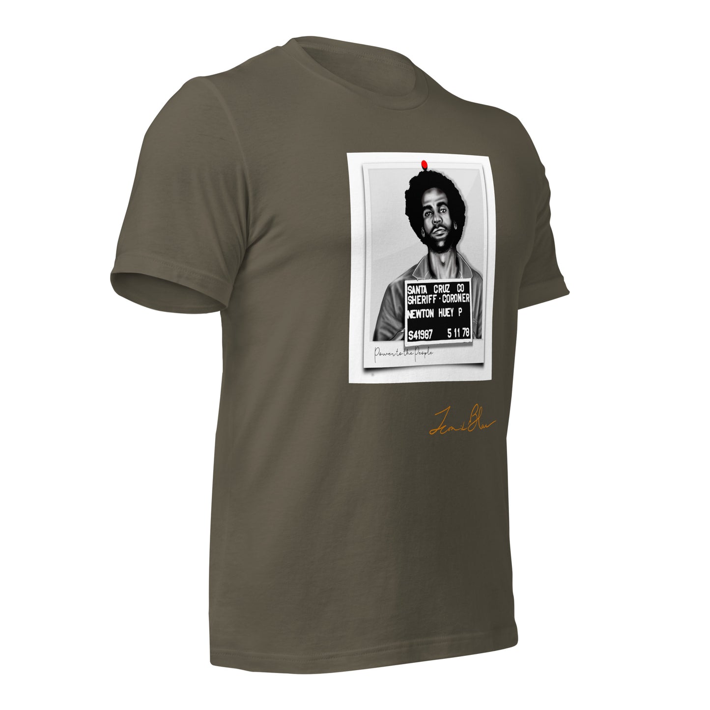 HUEY P. NEWTON ICONIK BLAC GRAPHIC T