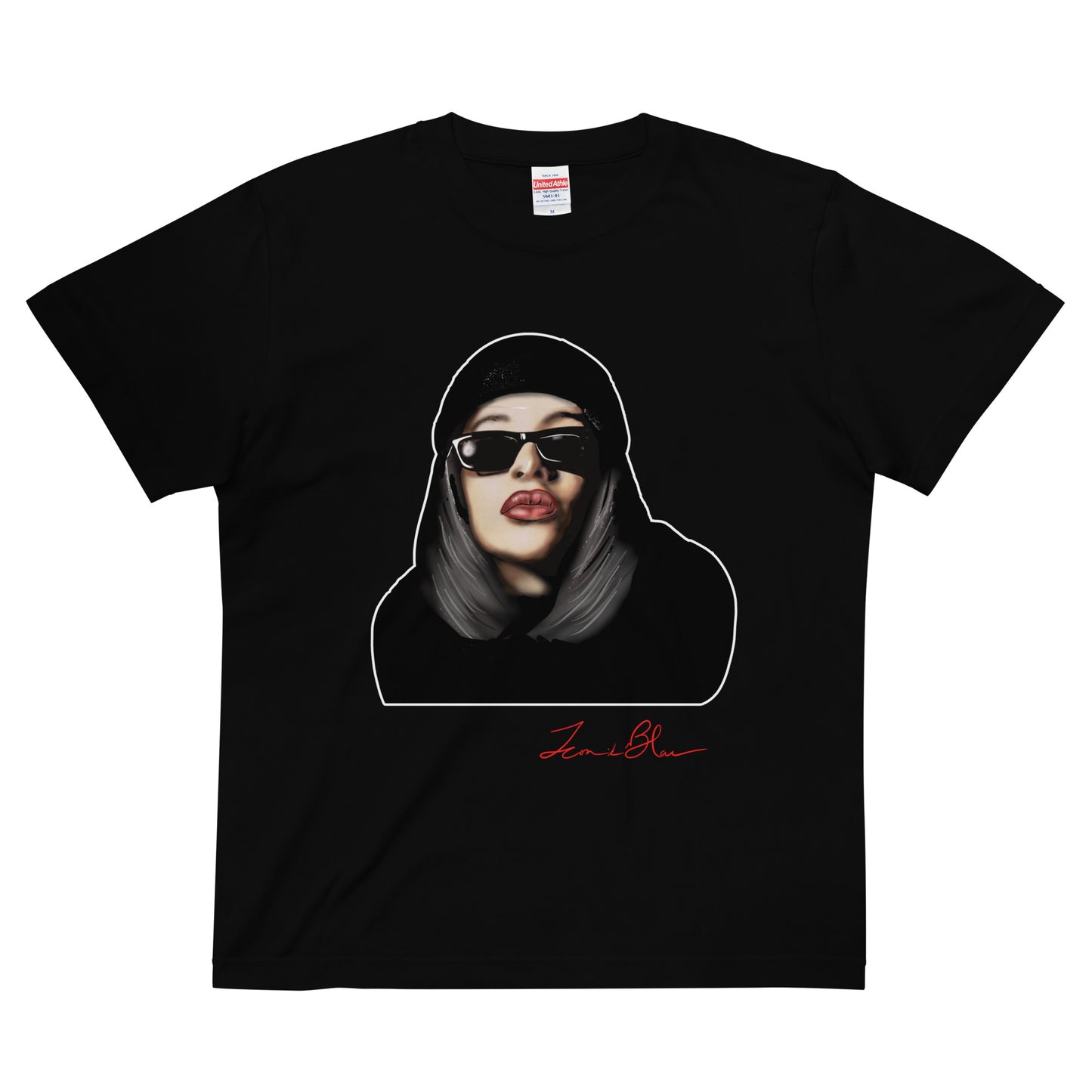 WOMENS AALIYAH ICONIK BLAC GRAPHIC T