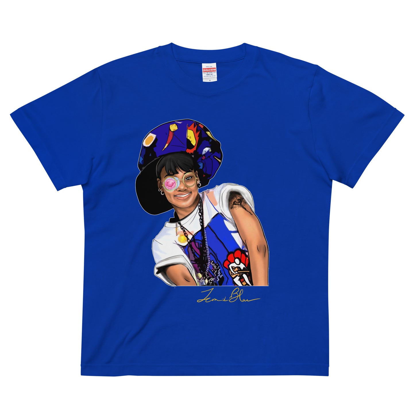 WOMENS LEFT-EYE ICONIK BLAC GRAPHIC T
