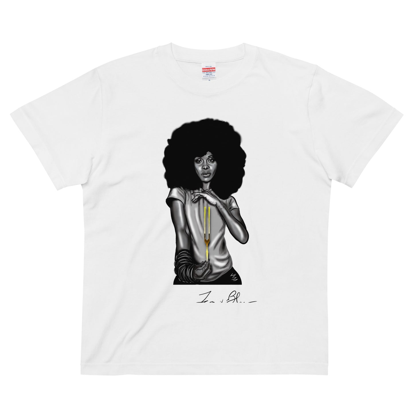 WOMENS ERYKAH BADU ICONIK BLAC GRAPHIC T