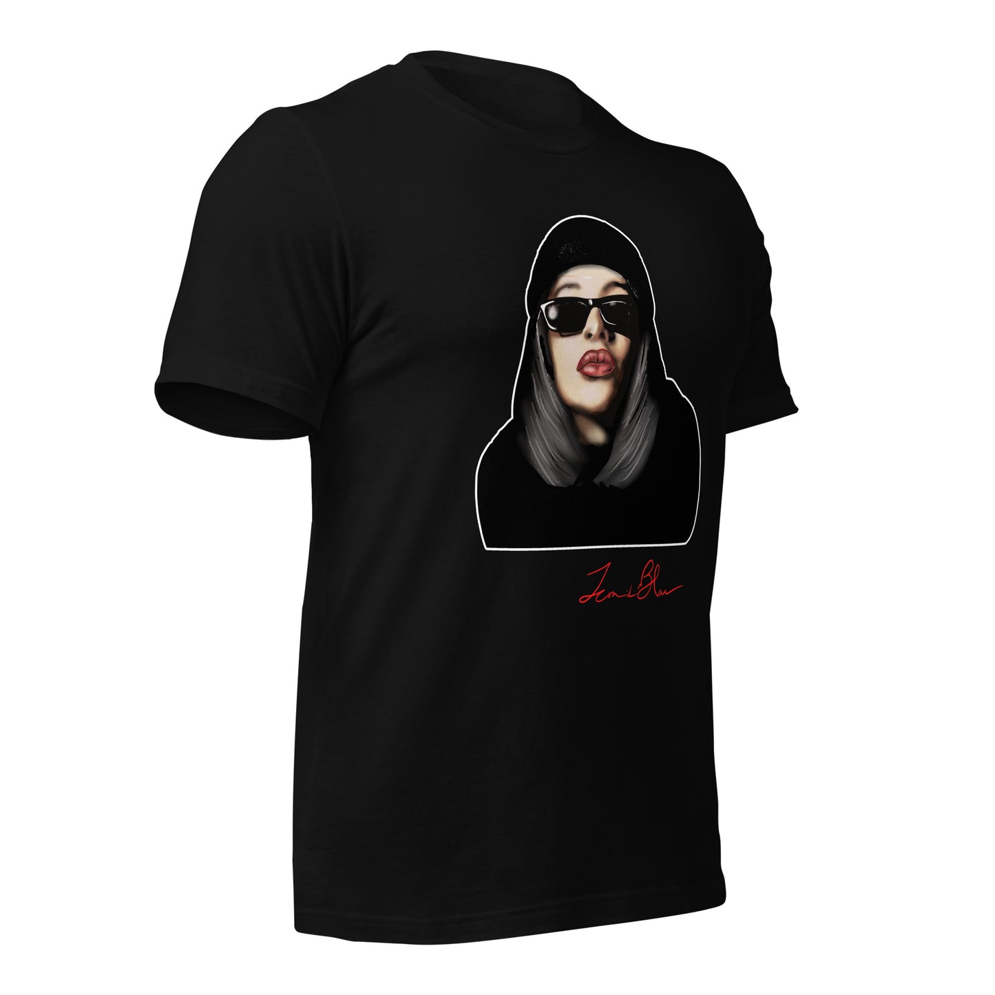 AALIYAH ICONIK BLAC GRAPHIC T