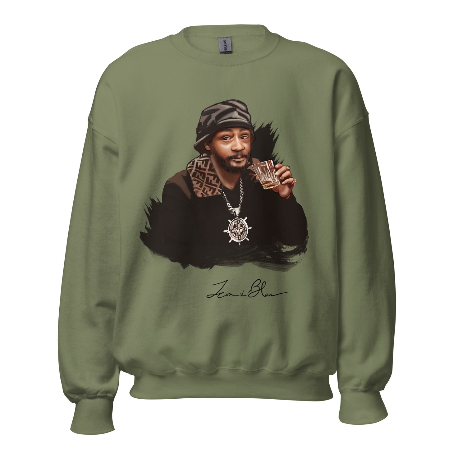 MENS ICONIK BLAC KATT WILLIAMS SWEATSHIRT