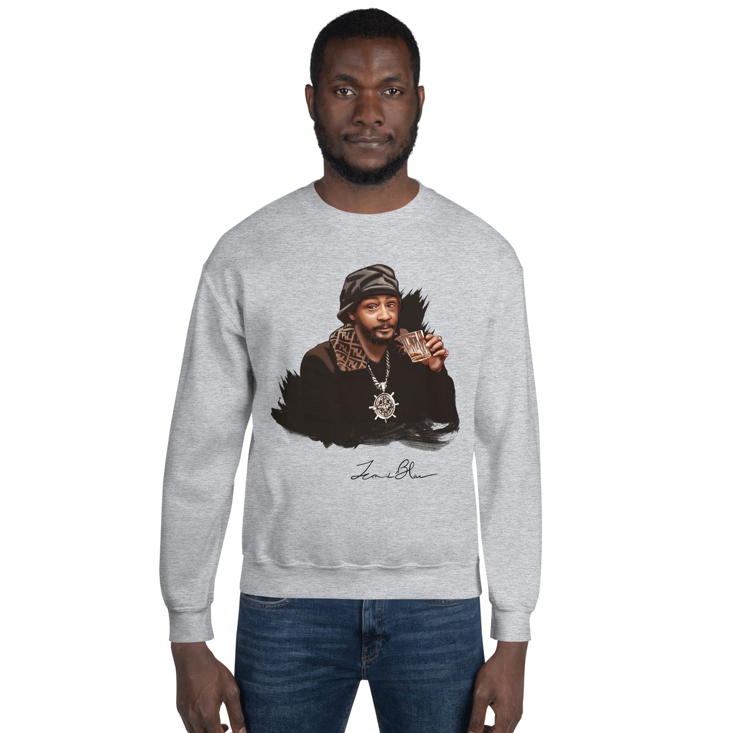 MENS ICONIK BLAC KATT WILLIAMS SWEATSHIRT