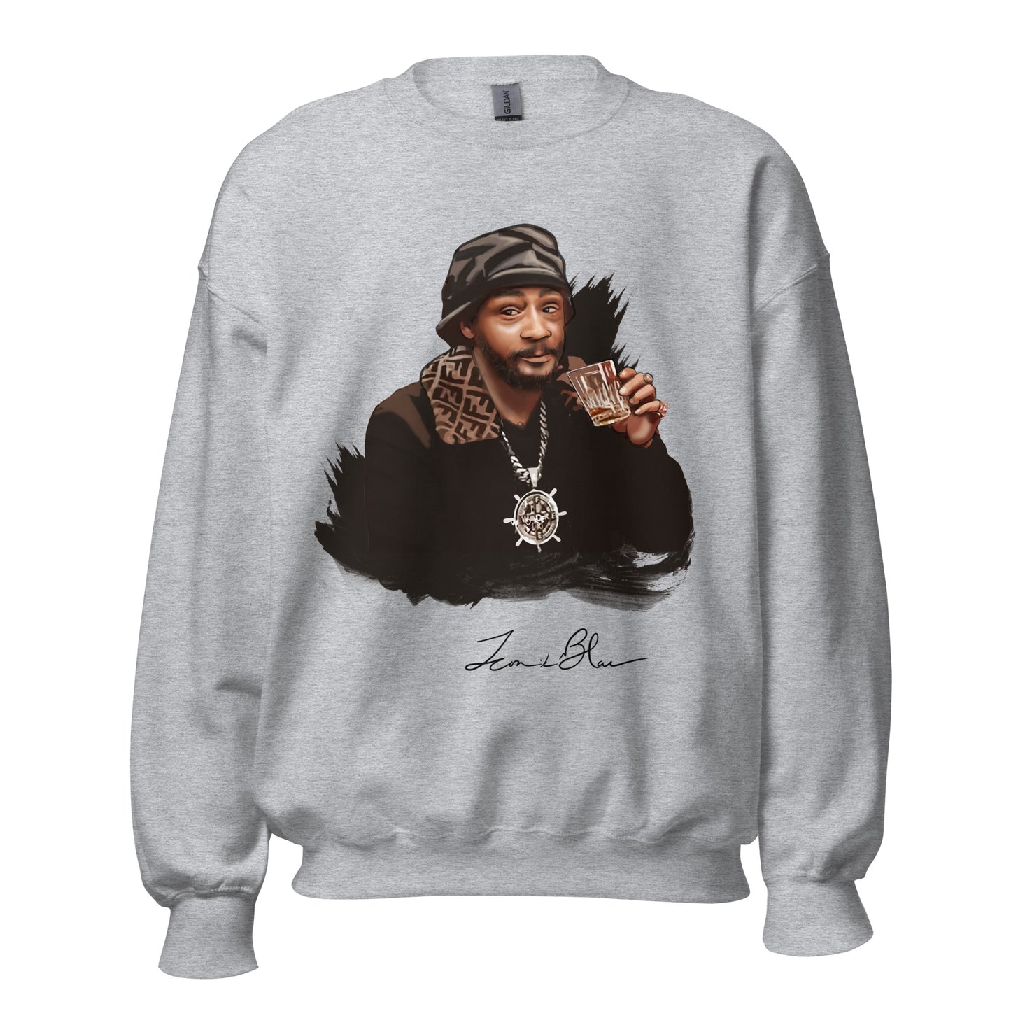 MENS ICONIK BLAC KATT WILLIAMS SWEATSHIRT