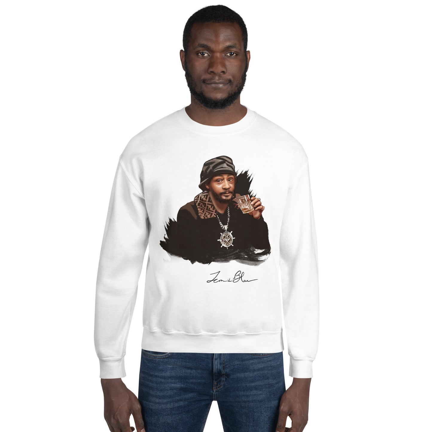 MENS ICONIK BLAC KATT WILLIAMS SWEATSHIRT