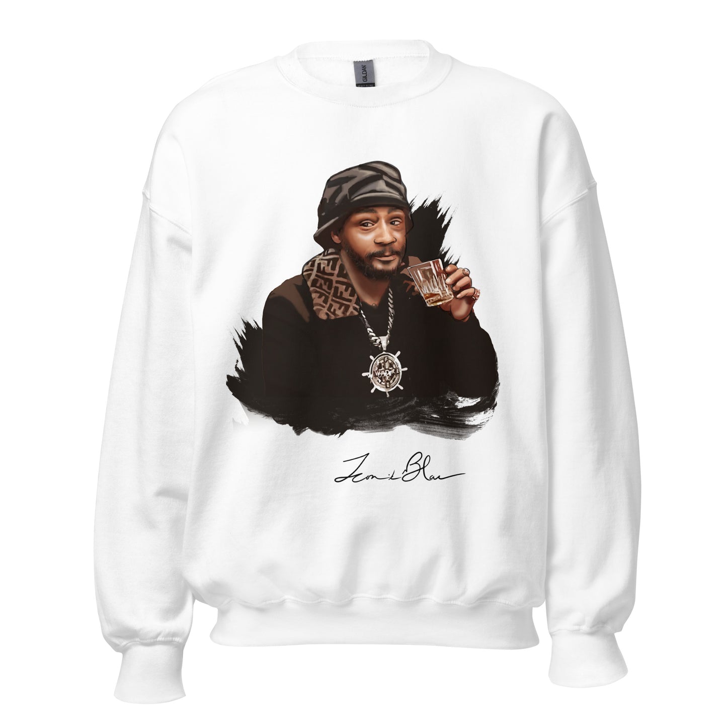 MENS ICONIK BLAC KATT WILLIAMS SWEATSHIRT